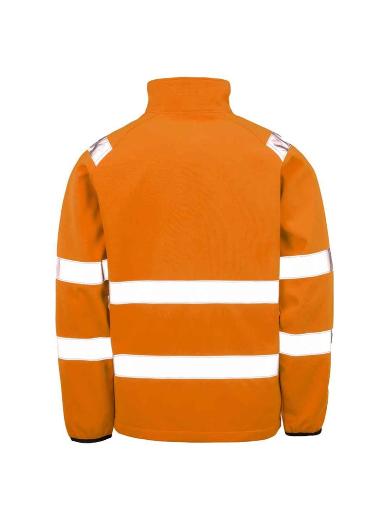 Result Genuine Recycled - Veste softshell Noir/Orange fluo - Kiabi