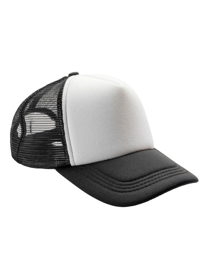 Result Headwear - Casquette trucker DETROÇa Noir Blanc - Kiabi