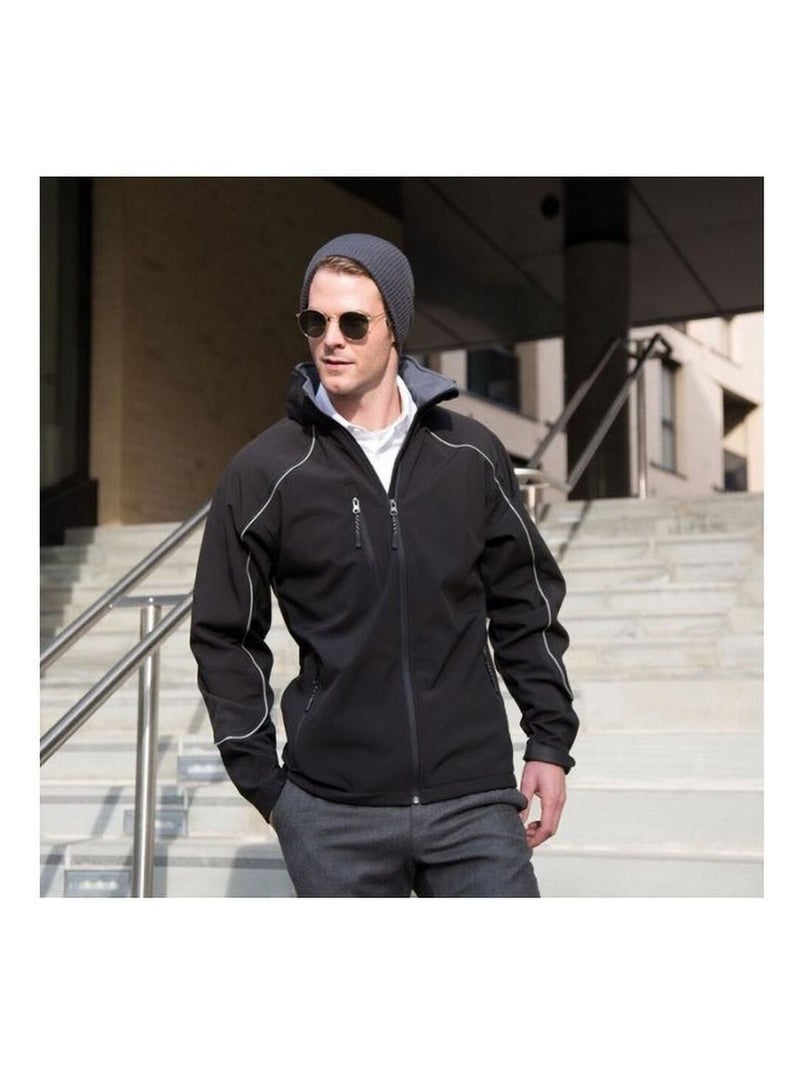 Result Ice Fell - Veste imperméable respirante à capuche Noir - Kiabi