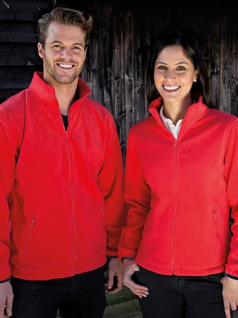 Result Mens Core Fashion Fit Outdoor Fleece Jacket Rouge - Kiabi