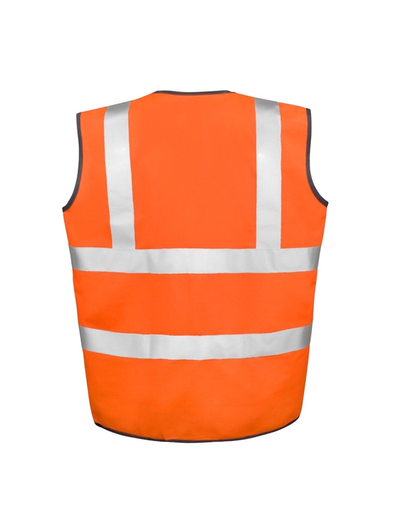 Result Safe-Guard - Gilet de sécurité MOTORIST Noir/Orange fluo - Kiabi