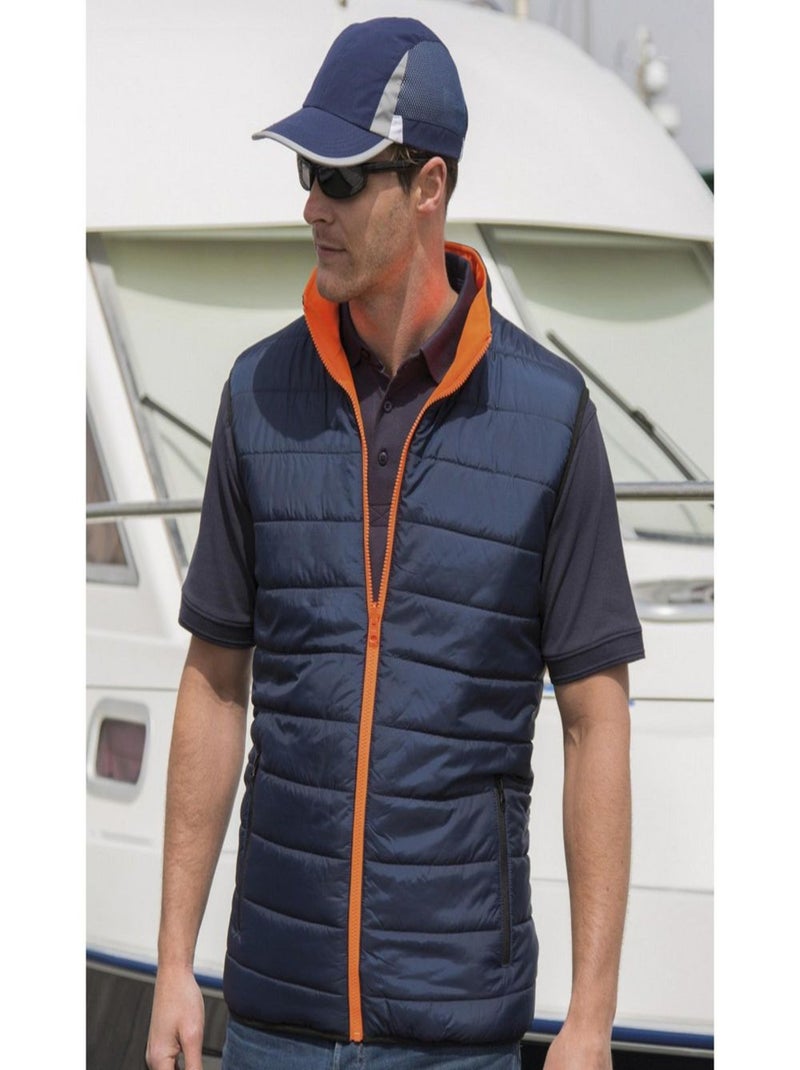 Result Safeguard - Veste réversible sans manches Orange mandarine - Kiabi
