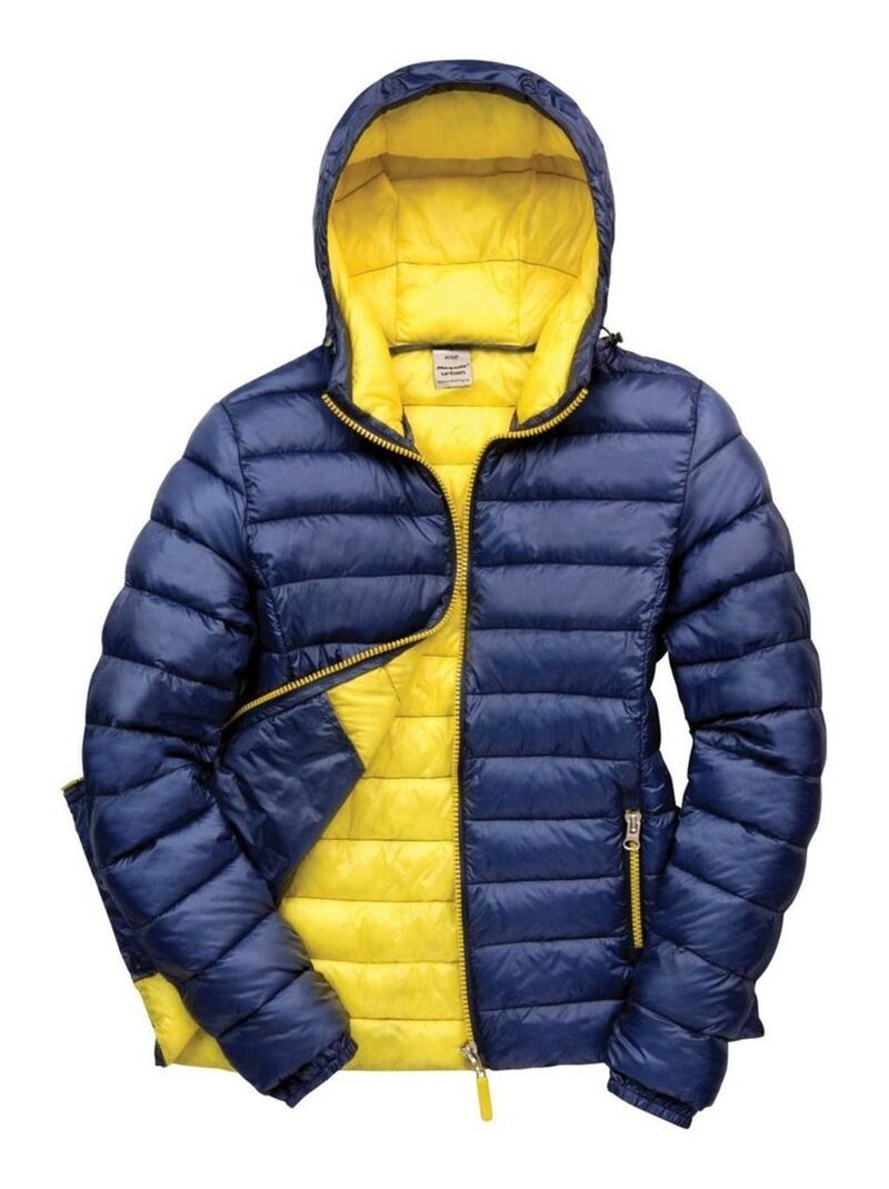 Result Urban Snowbird - Veste rembourrée à capuche Bleu marine - Kiabi