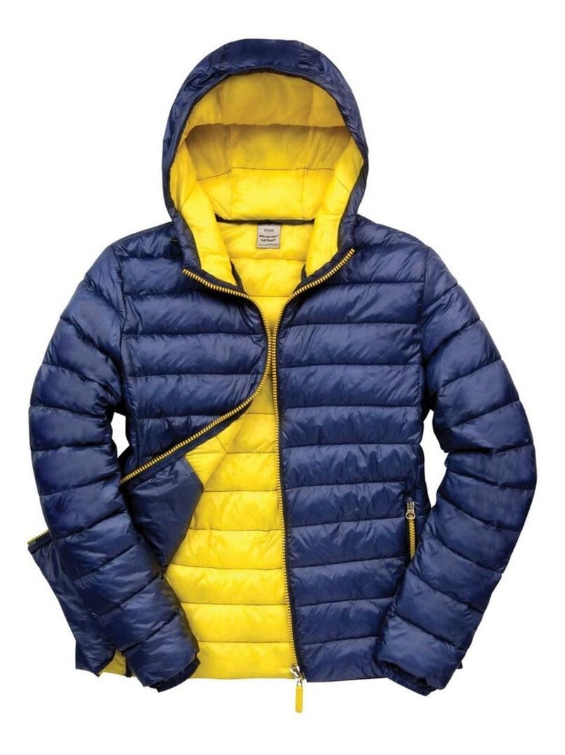 Result Urban Snowbird - Veste rembourrée à capuche Bleu marine - Kiabi
