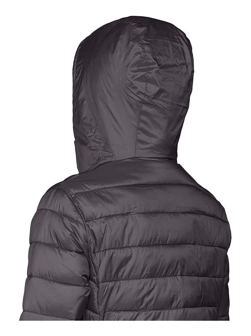 Result Urban Snowbird - Veste rembourrée à capuche Gris Orange - Kiabi