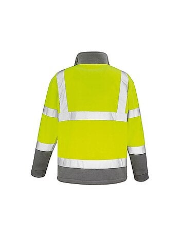 Result Veste de sécurité en micropolaire Hi-Vis pour hommes