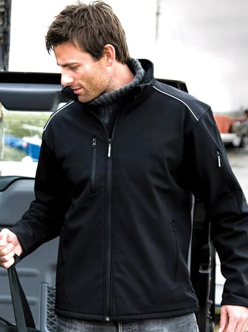Result Veste respirante Ripstop Soft Shell pour hommes - Kiabi