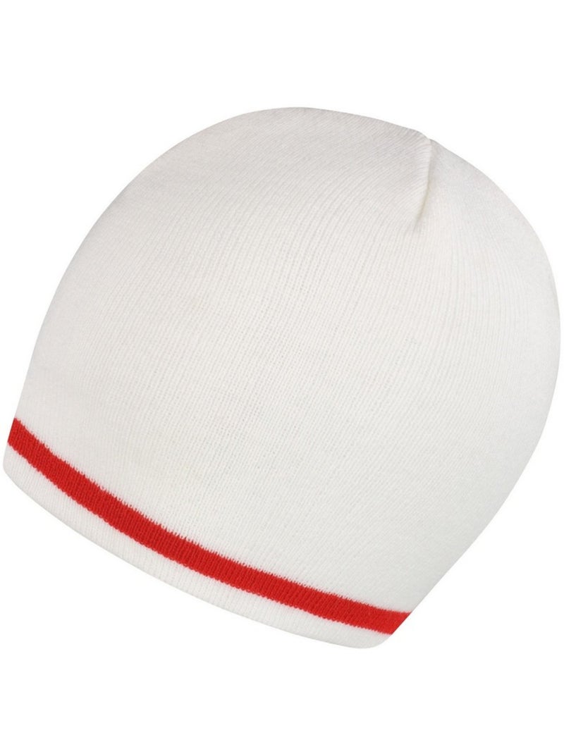 Result Winter Essentials - Bonnet NATIONAL Blanc/Rouge - Kiabi