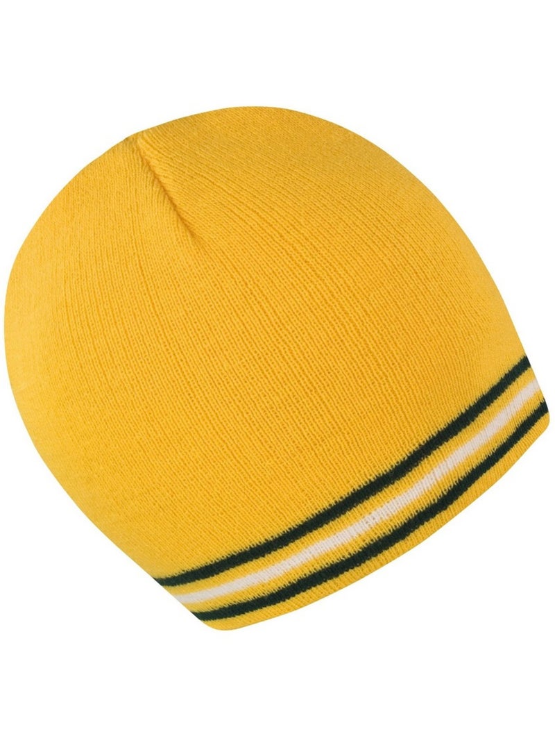 Result Winter Essentials - Bonnet NATIONAL Jaune or - Kiabi