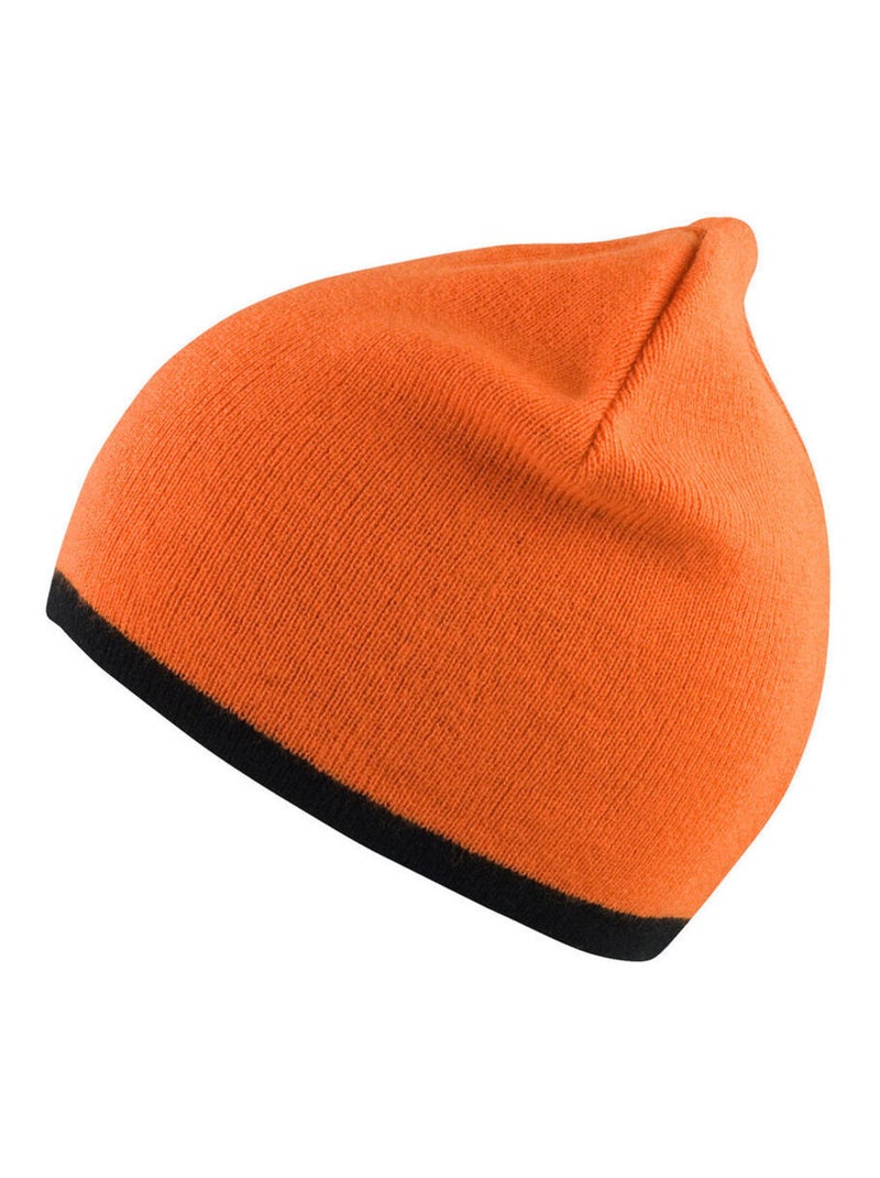 Result Winter Essentials - Bonnet Orange mandarine - Kiabi