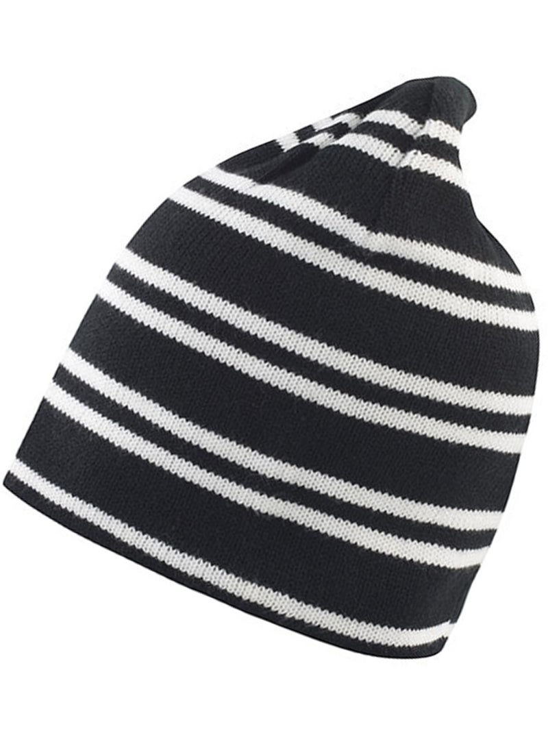 Result Winter Essentials - Bonnet TEAM Blanc Noir - Kiabi