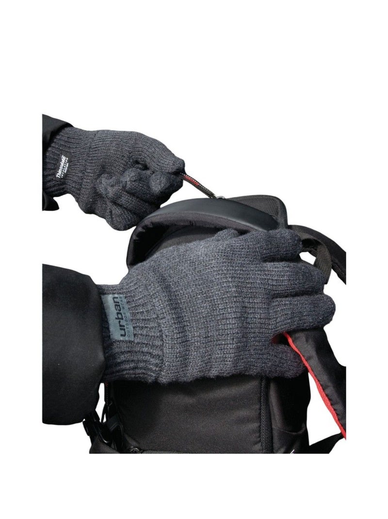 Result Winter Essentials - Gants d'hiver Gris Noir - Kiabi