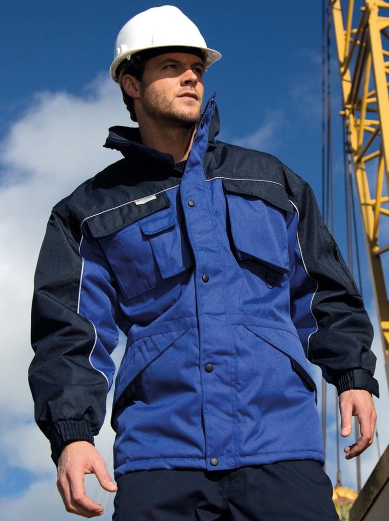 Result Workguard - Veste de travail robuste hydrofuge coupe-vent Bleu roi - Kiabi