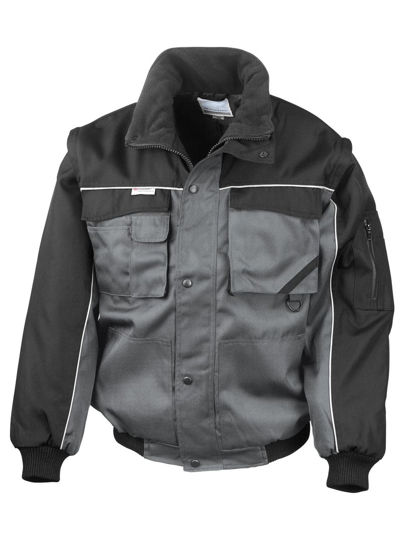 Result Workguard - Veste de travail robuste hydrofuge coupe-vent Gris moyen - Kiabi