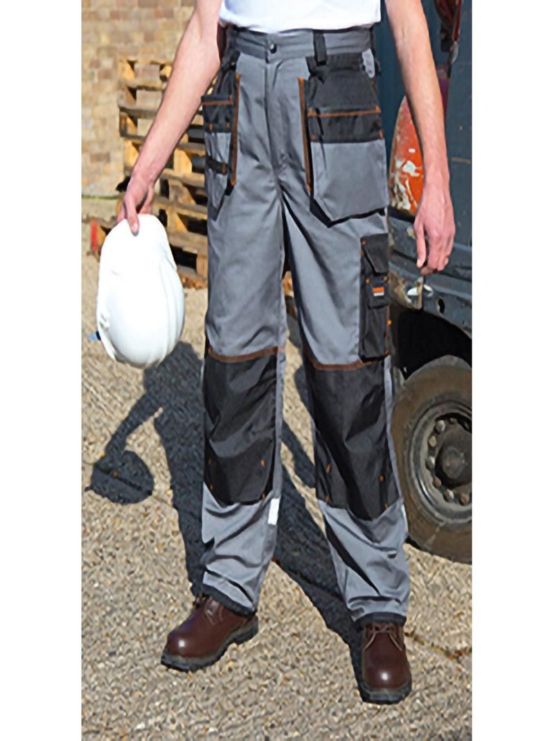 Result Workguard X-Over - Pantalon de travail Gris moyen - Kiabi