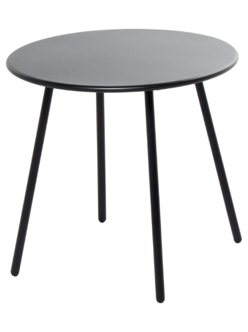RETE Ensemble de 2 fauteuils + 1 table basse gris foncé Gris - Kiabi