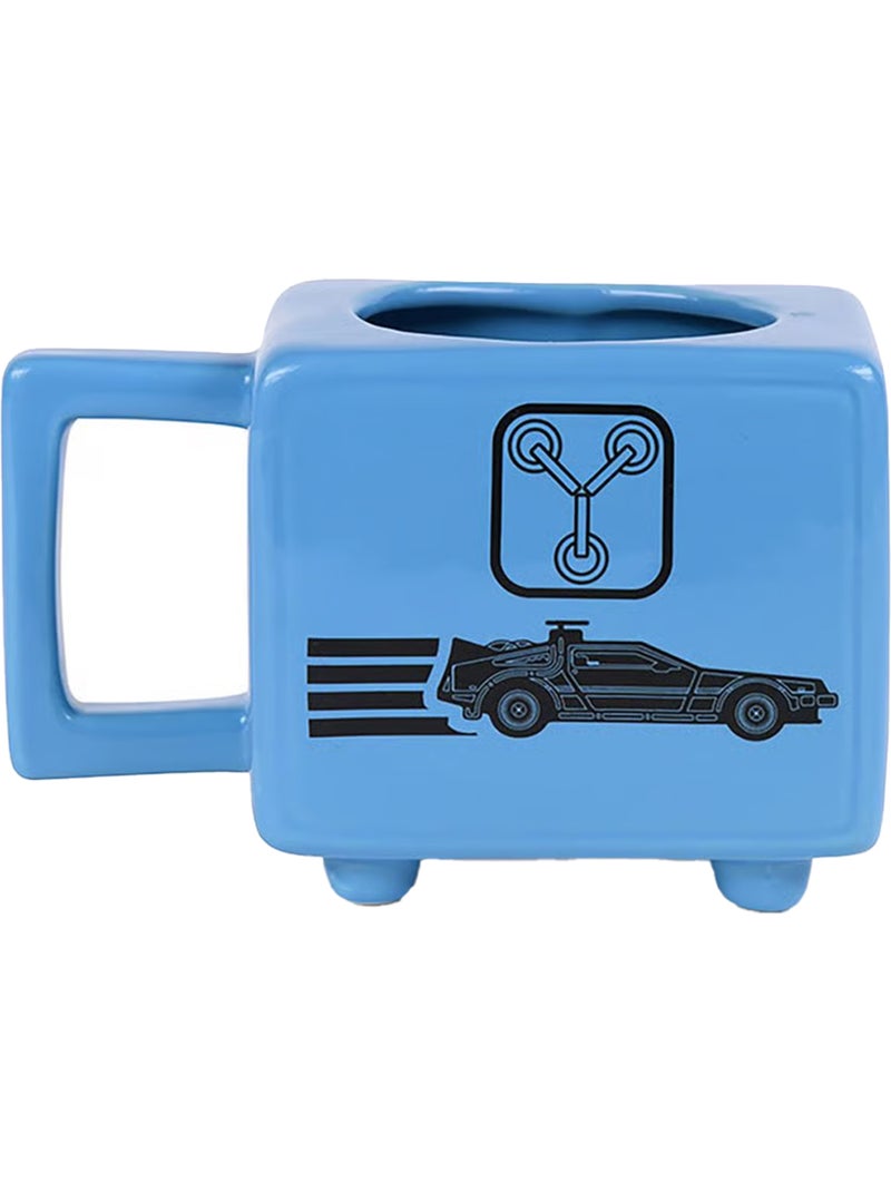 Retour vers le futur - Mug motif/style Change avec chaleur FLUX CAPACITOR Bleu - Kiabi