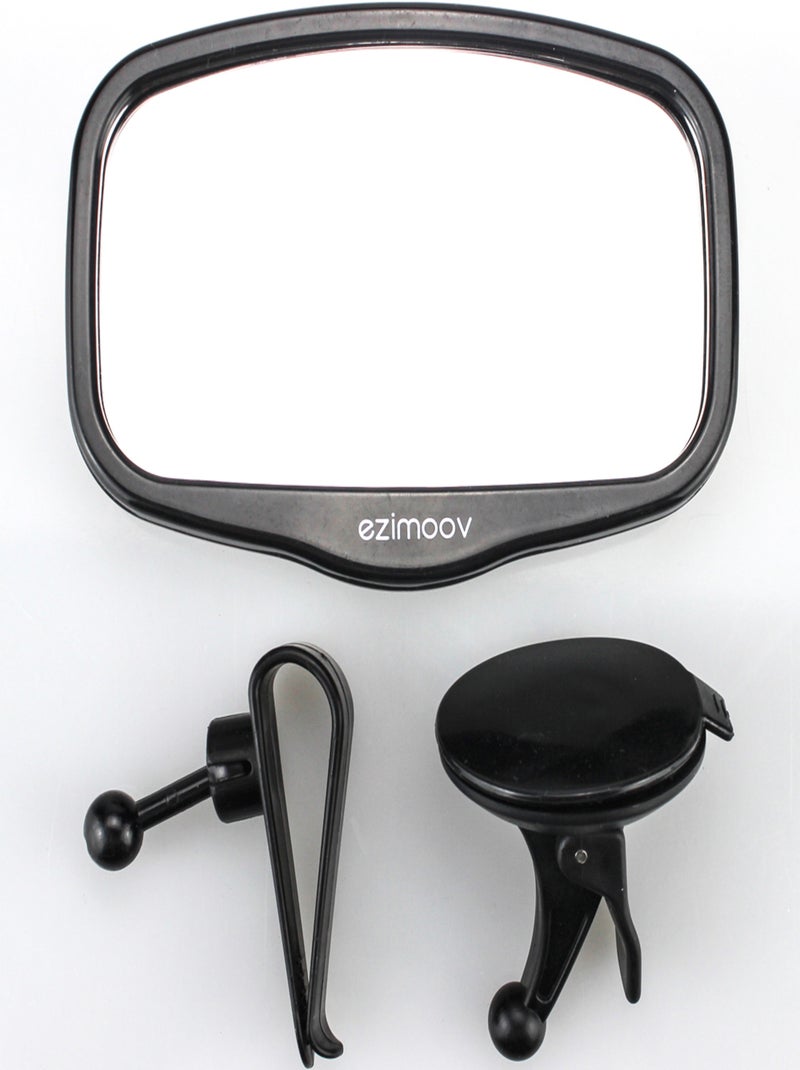 Rétroviseur avant Ezi Mirror Mini Noir - Kiabi