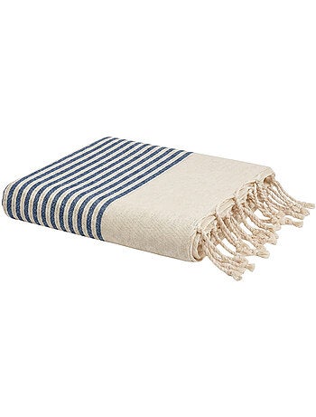Reva | Authentique fouta en nid d'abeille coton recyclé 1x2 m Zanzibar