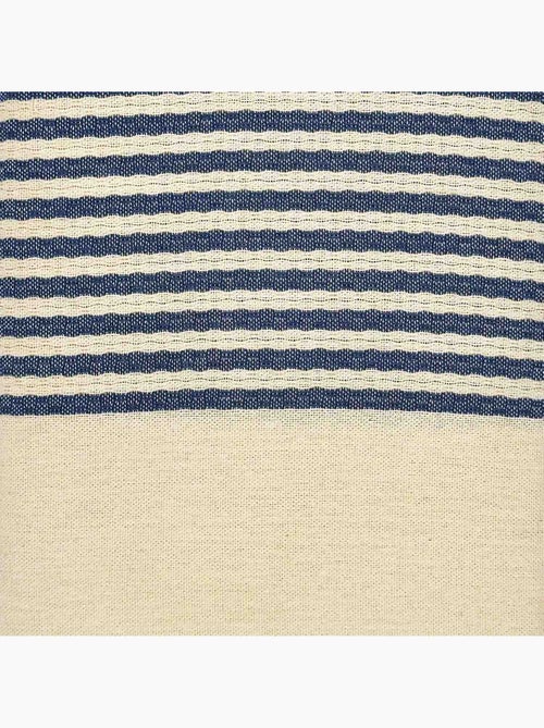Reva | Authentique fouta en nid d'abeille coton recyclé 1x2 m Zanzibar - Kiabi