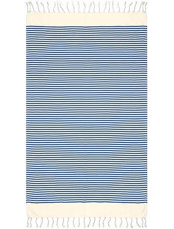 Reva | Authentique fouta en nid d'abeille coton recyclé 1x2 m Zanzibar