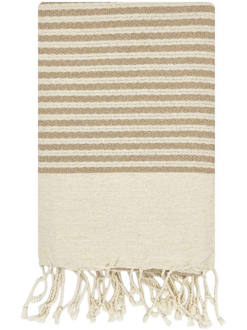 Reva | Authentique fouta en nid d'abeille coton recyclé 1x2 m Zanzibar - Kiabi Reva | Authentique fouta en nid d'abeille coton recyclé 1x2 m Zanzibar - Kiabi