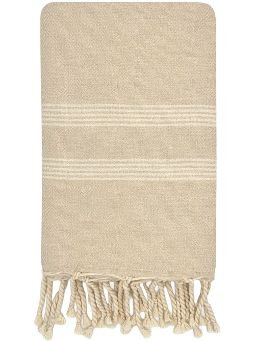 Reva | Fouta de luxe jacquard diamant en coton recyclé 1mx2m Sicile - Kiabi Reva | Fouta de luxe jacquard diamant en coton recyclé 1mx2m Sicile - Kiabi