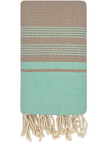 Reva | Fouta de luxe jacquard oeil d'oiseau en coton recyclé 1mx2m Spargi