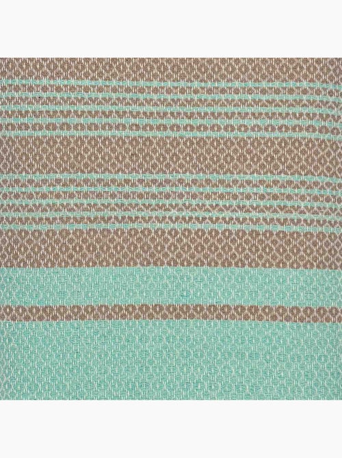 Reva | Fouta de luxe jacquard oeil d'oiseau en coton recyclé 1mx2m Spargi - Kiabi Reva | Fouta de luxe jacquard oeil d'oiseau en coton recyclé 1mx2m Spargi - Kiabi