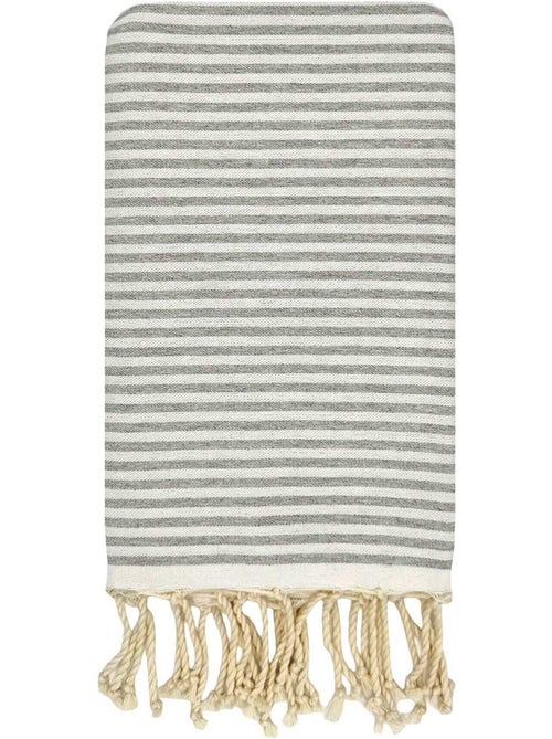 Reva | Fouta de plage en coton recyclé anti-sable 1mx2m Ikaria - Kiabi Reva | Fouta de plage en coton recyclé anti-sable 1mx2m Ikaria - Kiabi
