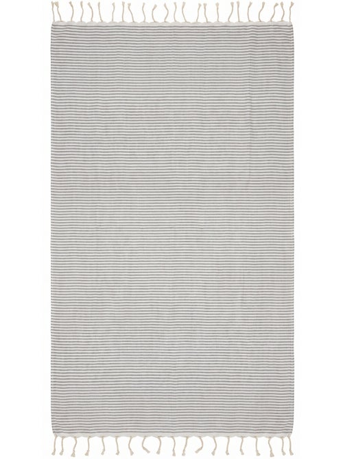 Reva | Fouta de plage en coton recyclé anti-sable 1mx2m Ikaria - Kiabi Reva | Fouta de plage en coton recyclé anti-sable 1mx2m Ikaria - Kiabi