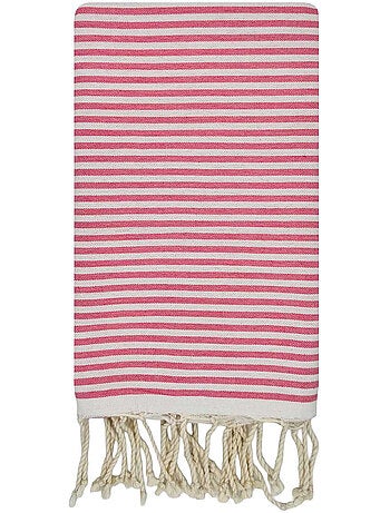 Reva | Fouta de plage en coton recyclé anti-sable 1mx2m Ikaria