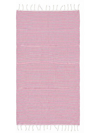 Reva | Fouta de plage en coton recyclé anti-sable 1mx2m Ikaria