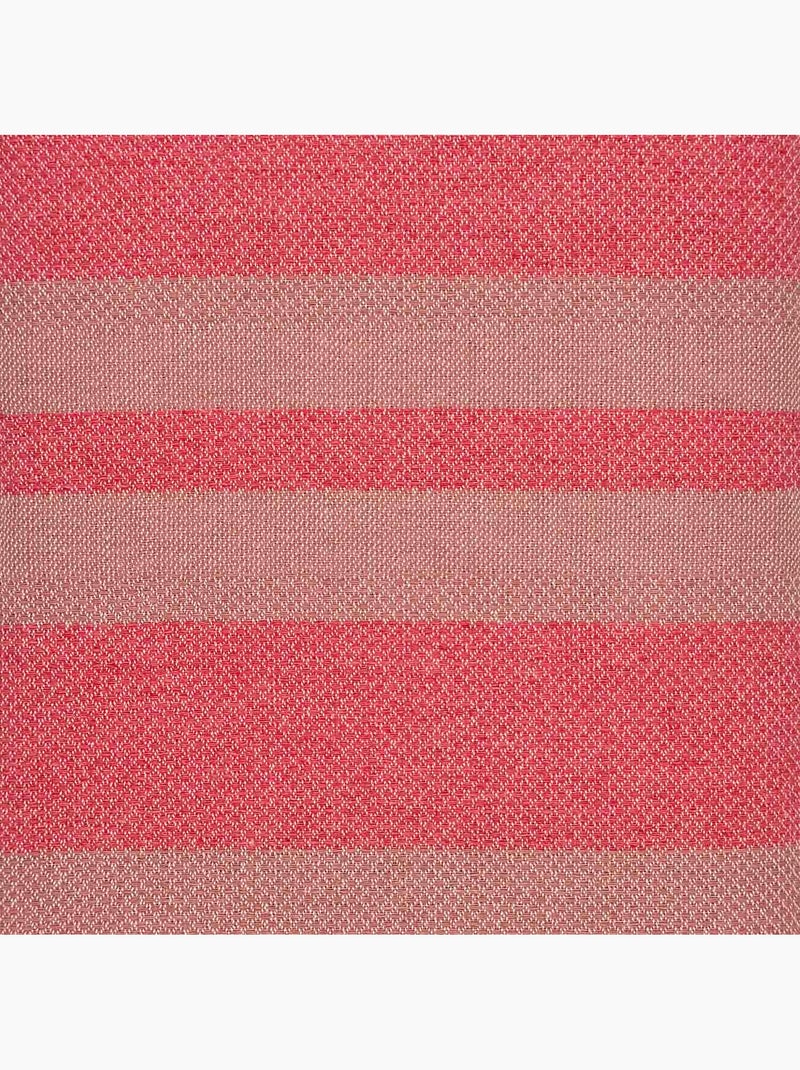 Reva | Fouta de plage jacquard en coton recyclé 1x2 m Capri Rose saumon - Kiabi