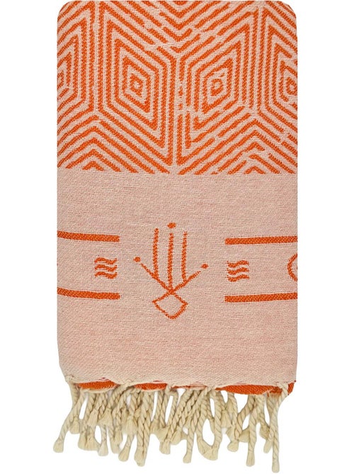 Reva | Fouta de plage réversible en coton recyclé 1x2 m Tenerife - Kiabi Reva | Fouta de plage réversible en coton recyclé 1x2 m Tenerife - Kiabi