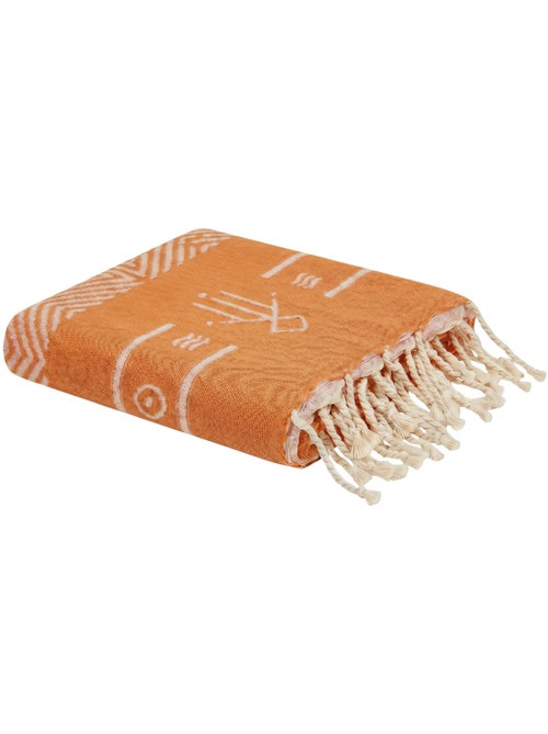 Reva | Fouta de plage réversible en coton recyclé 1x2 m Tenerife - Kiabi Reva | Fouta de plage réversible en coton recyclé 1x2 m Tenerife - Kiabi