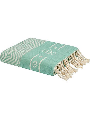 Reva | Fouta de plage réversible en coton recyclé 1x2 m Tenerife