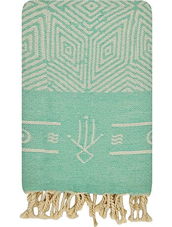 Reva | Fouta de plage réversible en coton recyclé 1x2 m Tenerife