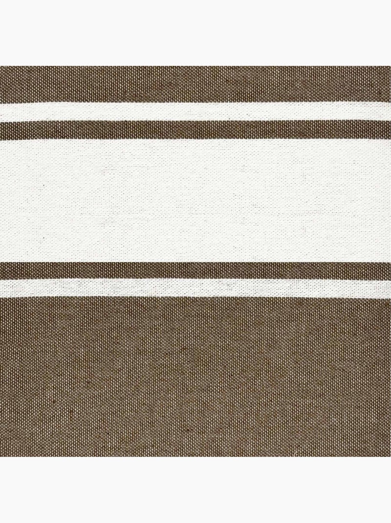 Reva | Fouta serviette plage anti sable coton recyclé 1x2 m Koh Lipe Gris taupe - Kiabi