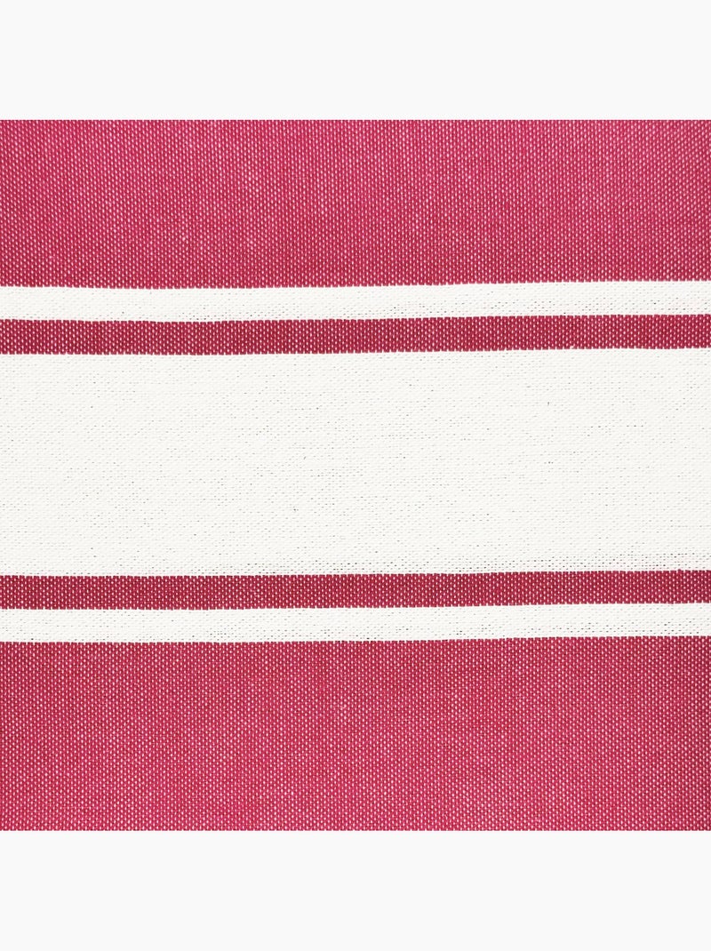 Reva | Fouta serviette plage anti sable coton recyclé 1x2 m Koh Lipe Rose fushia - Kiabi