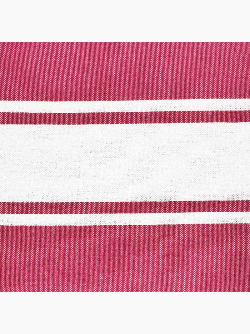 Reva | Fouta serviette plage anti sable coton recyclé 1x2 m Koh Lipe Rose fushia - Kiabi