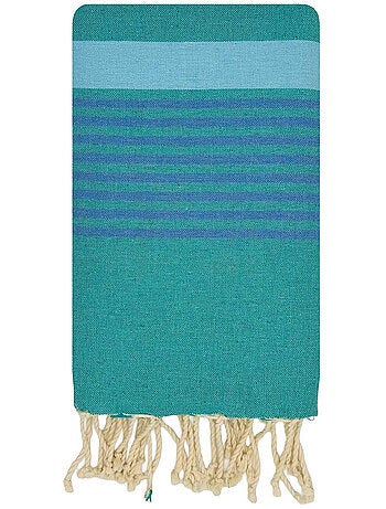 Reva | Fouta serviette plage anti sable coton recyclé 1x2 m Moorea