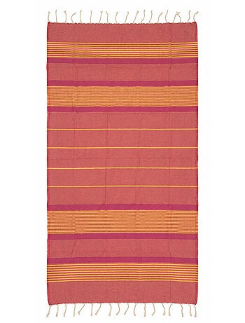 Reva | Fouta serviette plage anti sable coton recyclé 1x2 m Moorea