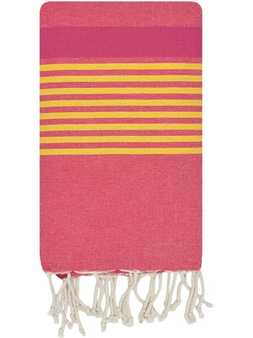 Reva | Fouta serviette plage anti sable coton recyclé 1x2 m Moorea - Kiabi