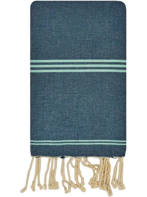 Reva | fouta serviette plage anti sable coton recyclé 1x2 m mykonos - Kiabi Reva | fouta serviette plage anti sable coton recyclé 1x2 m mykonos - Kiabi