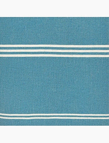 Reva | Fouta serviette plage anti sable coton recyclé 1x2 m Mykonos