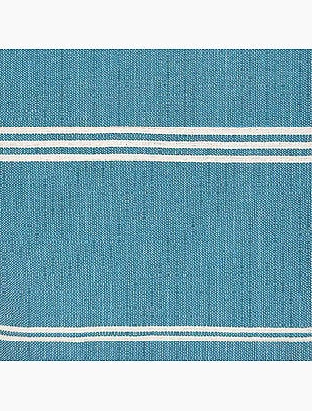 Reva | Fouta serviette plage anti sable coton recyclé 1x2 m Mykonos