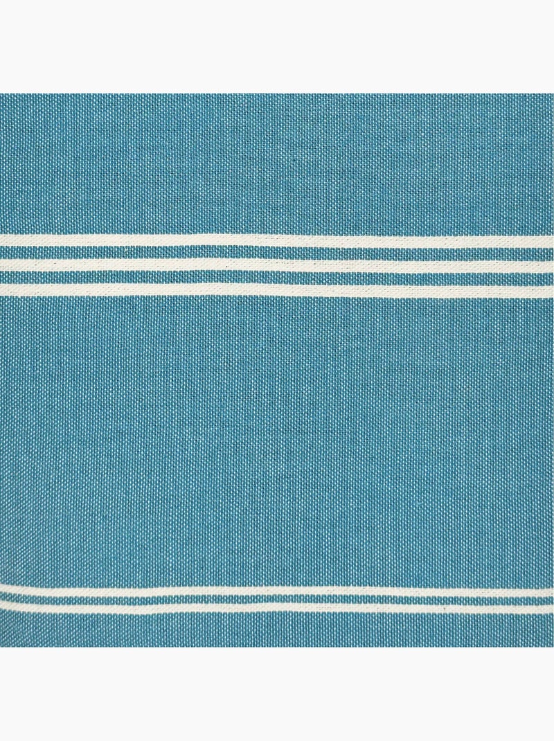 Reva | Fouta serviette plage anti sable coton recyclé 1x2 m Mykonos Bleu givrée - Kiabi