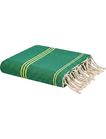 Reva | fouta serviette plage anti sable coton recyclé 1x2 m mykonos