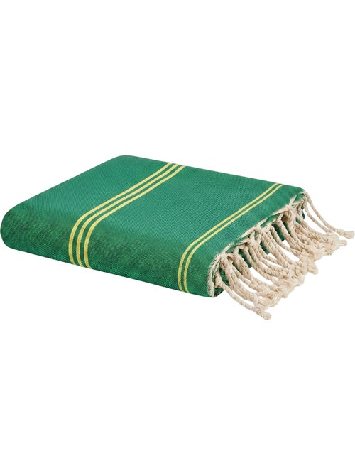 Reva | fouta serviette plage anti sable coton recyclé 1x2 m mykonos - Kiabi Reva | fouta serviette plage anti sable coton recyclé 1x2 m mykonos - Kiabi